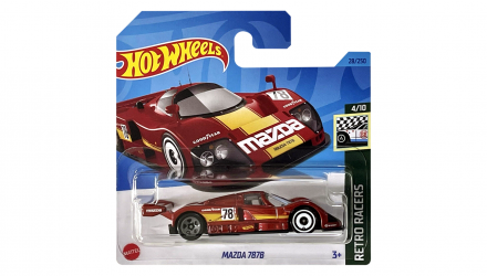 Машинка Базовая Hot Wheels Mazda 787B Retro Racers 1:64 HKJ79 Red - Retromagaz, image 1