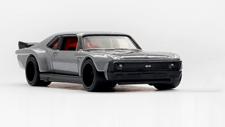 Машинка Premium Hot Wheels Custom '70 Chevy Nova Boulevard 1:64 GRM04 Grey - Retromagaz, image 6