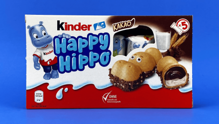 Набор Батончик Kinder Happy Hippo Cocoa 5 Pieces 103g 10шт - Retromagaz, image 1