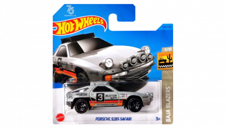 Машинка Базовая Hot Wheels Porsche 928S Safari Baja Blazers 1:64 HKG46 Grey - Retromagaz, image 1