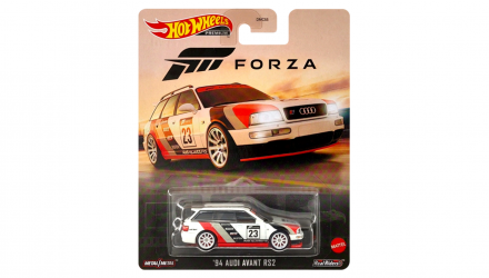 Машинка Premium Hot Wheels '94 Audi Avant RS2 Forza Horizon 1:64 DMC55/HKC32 White - Retromagaz, image 1