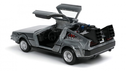 Машинка Jada Delorean DMC-12 Back to the Future 1 Time Machine 1:32 Silver - Retromagaz, image 4