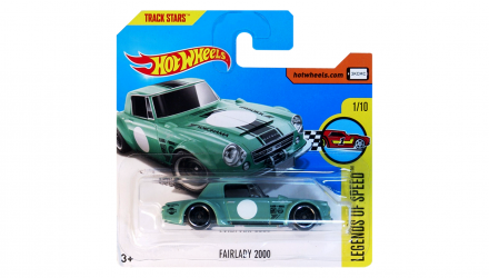 Машинка Базова Hot Wheels Fairlady 2000 Legends of Speed 1:64 DVB14 Green - Retromagaz, image 1