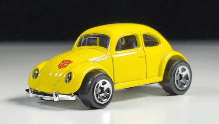 Машинка Базовая Hot Wheels Beetle Bumblebee Transformers Screen Time 1:64 HTB35 Yellow - Retromagaz, image 1