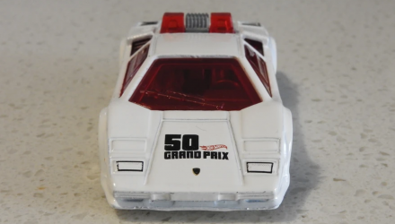 Машинка Базовая Hot Wheels Lamborghini Countach Pace Car Exotics 1:64 FJY15 White - Retromagaz, image 5