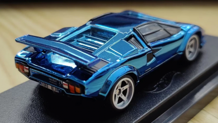 Машинка Premium Hot Wheels '82 Lamborghini Countach LP500 S Red Line Club RLC 1:64 HGW25 Blue - Retromagaz, image 3