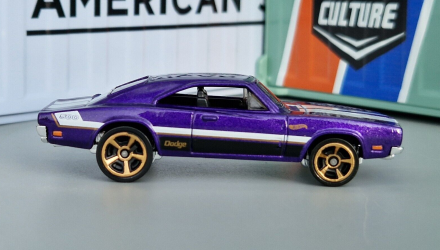 Машинка Базова Hot Wheels '69 Dodge Charger 500 Then and Now 1:64 HKJ46 Purple - Retromagaz, image 5