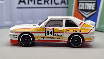 Машинка Базовая Hot Wheels '84 Audi Sport Quattro The `80S 1:64 HKJ66 White - Retromagaz, image 4