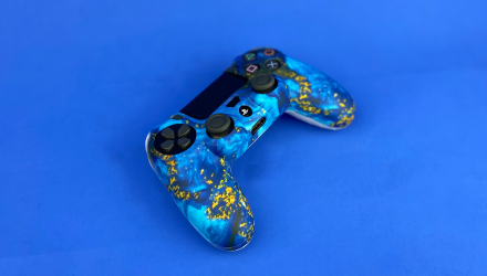 Чехол Силиконовый RMC PlayStation 4 Sea Blue Новый - Retromagaz, image 3