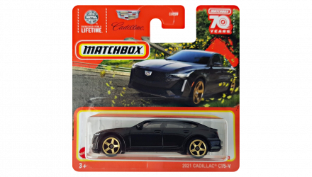 Машинка Велике Місто Matchbox 2021 Cadillac CT5-V Highway 1:64 HLC81 Black - Retromagaz, image 1