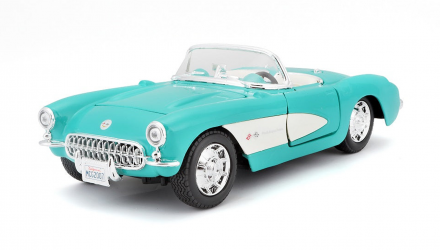 Машинка Maisto 1957 Chevrolet Corvette Special Edition 1:24 Blue - Retromagaz, image 2