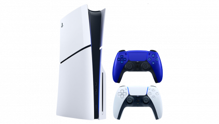 Набор Консоль Sony PlayStation 5 Slim Blu-ray 1TB White Новый + Геймпад Беспроводной DualSense Cobalt Blue - Retromagaz, image 1