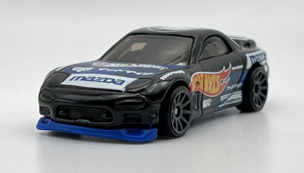 Машинка Базовая Hot Wheels '95 Mazda RX-7 Mad Mike Speed Graphics 1:64 FYD04 Black - Retromagaz, image 2