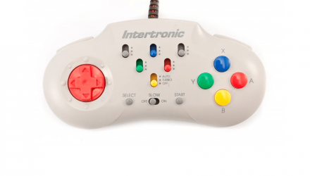 Геймпад Проводной Intertronic SNES Turbo Buttons Grey Б/У - Retromagaz, image 1