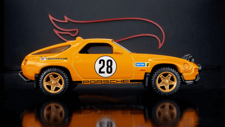 Машинка Premium Hot Wheels Porsche 928 Safari Elite 64 1:64 HNJ58 Orange - Retromagaz, image 3