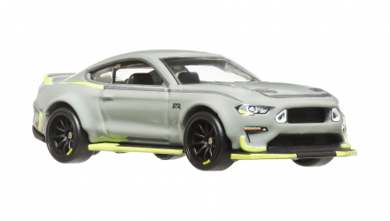 Машинка Premium Hot Wheels 2018 Ford Mustang RTR Spec 5 Slide Street 1:64 HKC85 Grey - Retromagaz, image 5