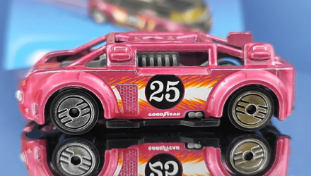 Тематическая Машинка Hot Wheels Volkswagen T1-GTR Ultra Hots 1:64 JBY61 Pink - Retromagaz, image 3