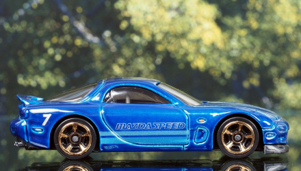 Машинка Базовая Hot Wheels '95 Mazda RX-7 Turbo 1:64 GHF76 Dark Blue - Retromagaz, image 4