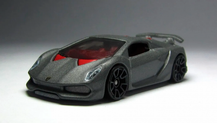 Машинка Базовая Hot Wheels Lamborghini Sesto Elemento Need for Speed City 1:64 BFF92 Grey - Retromagaz, image 2