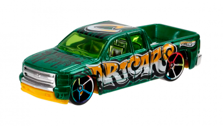 Машинка Базовая Hot Wheels Chevy Silverado Art Cars 1:64 DHR93 Green - Retromagaz, image 2