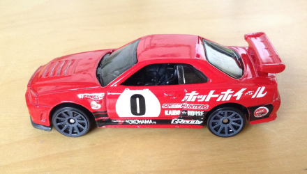 Машинка Базовая Hot Wheels Nissan Skyline GT-R (R34) Need for Speed Nightburnerz 1:64 DHP63 Red - Retromagaz, image 4