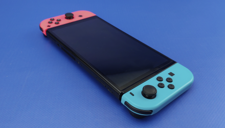 Набір Консоль Nintendo Switch OLED Model HEG-001 64GB Blue Red Новий  + Гра Hogwarts Legacy Російські Субтитри - Retromagaz, image 3