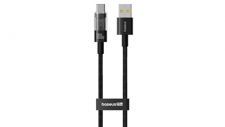 Кабель Baseus Purely Lucent  100W USB 2.0 - USB Type-C 1m - Retromagaz, image 1