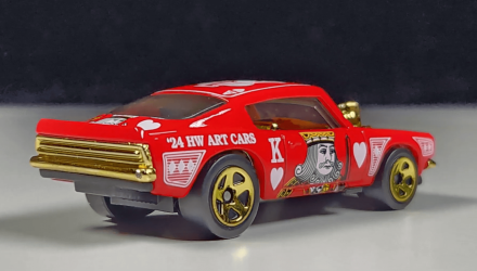 Машинка Базовая Hot Wheels King Kuda Art Cars 1:64 HTD73 Red - Retromagaz, image 2