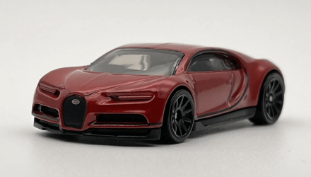 Машинка Базовая Hot Wheels '16 Bugatti Chiron Quarter Mile Heroes 1:64 HTB88 Red - Retromagaz, image 1