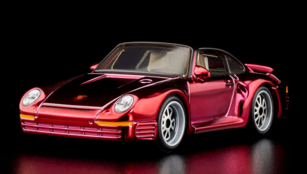 Машинка Premium Hot Wheels Porsche 959 Red Line Club RLC 1:64 HGK85 Dark Red - Retromagaz, image 2