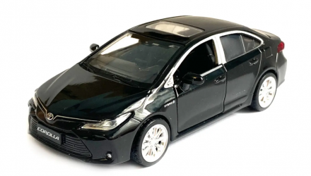 Машинка Автопром Toyota Corolla Hybrid 1:32 Black - Retromagaz, image 1