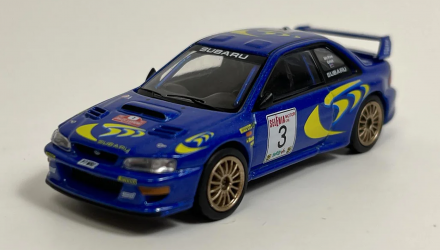 Машинка Premium MINI GT Subaru Impreza 1:64 Blue - Retromagaz, image 1