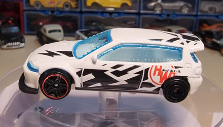 Машинка Базова Hot Wheels Honda Civic Custom Drag Strip 1:64 HKH33 White - Retromagaz, image 4