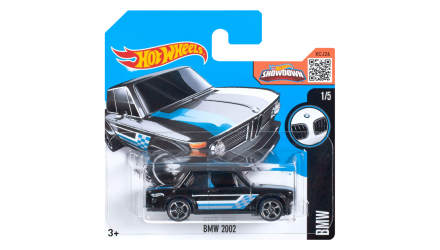 Машинка Базовая Hot Wheels BMW 2002 BMW 1:64 DHR80 Black - Retromagaz, image 1