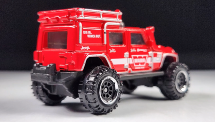 Машинка Велике Місто Matchbox Jeep Wrangler Superlift Off-Road 1:64 HLD28 Red - Retromagaz, image 3