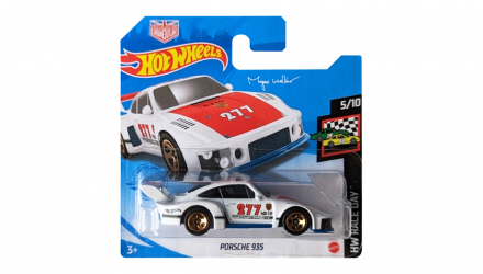 Машинка Базовая Hot Wheels Magnus Walker Urban Outlaw Porsche 935 Race Day 1:64 GRX60 White - Retromagaz, image 1