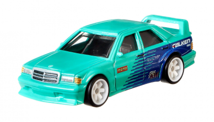 Машинка Premium Hot Wheels 2шт Mercedes-Benz 190E и Транспортер Fleet Flyer Team Transport 1:64 FYT08 Green - Retromagaz, image 5