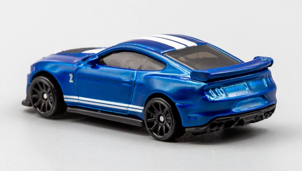 Машинка Базовая Hot Wheels 2020 Ford Mustang Shelby GT500 Muscle Mania 1:64 GHB32 Blue - Retromagaz, image 3