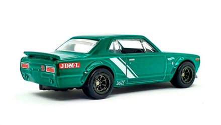 Машинка Базова Hot Wheels Nissan Skyline H/T 2000GT-X Super Treasure Hunt STH J-Imports 1:64 HCY15 Green - Retromagaz, image 3