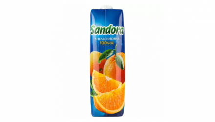 Набор Сок Sandora Апельсиновый 950ml 10шт - Retromagaz, image 1