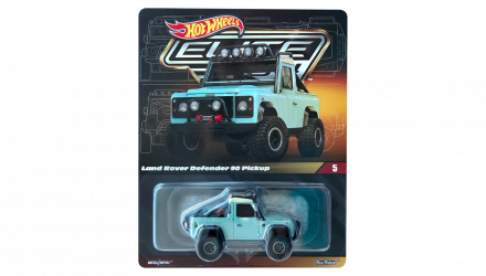 Машинка Premium Hot Wheels Land Rover Defender 90 Pickup Elite 64 1:64 HGW12 Green - Retromagaz, image 1