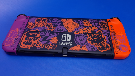 Консоль Nintendo Switch OLED Model HEG-001 Pokemon Scarlet & Violet Limited Edition 64GB Red Purple Б/У - Retromagaz, image 5