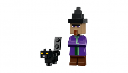 Конструктор Lego Фігурка Witch With Black Cat Paper Bag Minecraft 662408 min150 Новий - Retromagaz, image 2