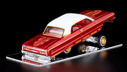 Машинка Premium Hot Wheels '64 Impala Red Line Club RLC 1:64 HWF20 Red - Retromagaz, image 4