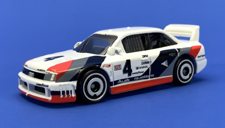 Набор Машинка Базовая Hot Wheels Audi '90 Quattro Turbo 1:64 HTC64 Blue  + White + Red - Retromagaz, image 1