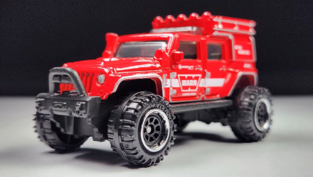 Машинка Велике Місто Matchbox Jeep Wrangler Superlift Off-Road 1:64 HLD28 Red - Retromagaz, image 2