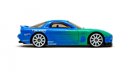 Машинка Базовая Hot Wheels '95 Mazda RX-7 Fast & Furious Drift 1:64 HCV86 Blue - Retromagaz, image 5