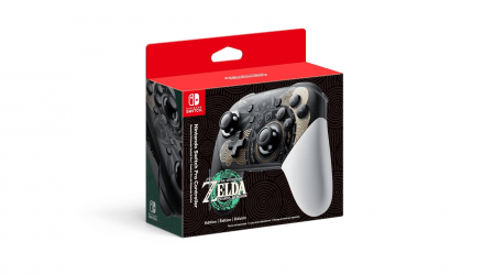 Геймпад Беспроводной Nintendo Switch Pro Controller The Legend of Zelda: Tears of the Kingdom Limited Edition 45496883614 Black Gold Новый - Retromagaz, image 4