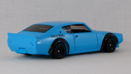 Машинка Базовая Hot Wheels Nissan Skyline 2000GT-R LBWK Liberty Walk J-Imports 1:64 HCW32 Blue - Retromagaz, image 3