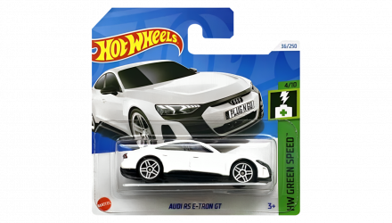 Машинка Базовая Hot Wheels Audi RS E-Tron GT Green Speed 1:64 HTB81 White - Retromagaz, image 1